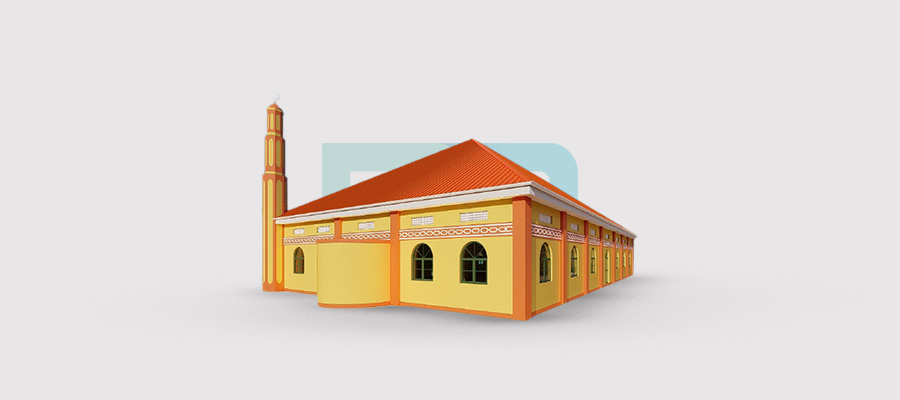 مسجد 360  متر مربع